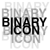 binary icon design