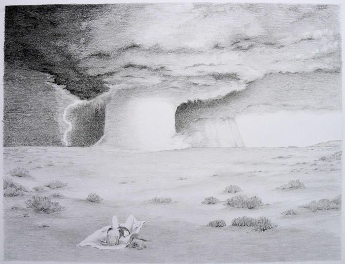 Desert Storm With Sunbather